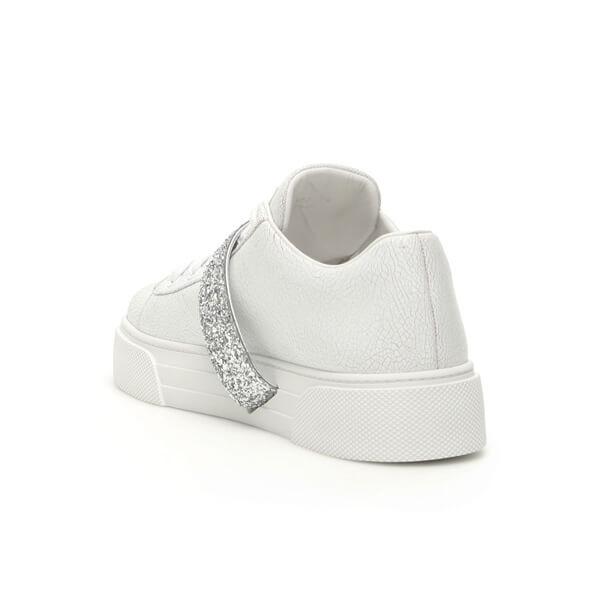 ミュウミュウ スニーカー コピー 厚底 sneaker with glitter strap201113BA18